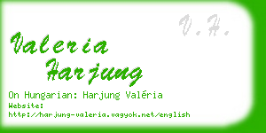 valeria harjung business card